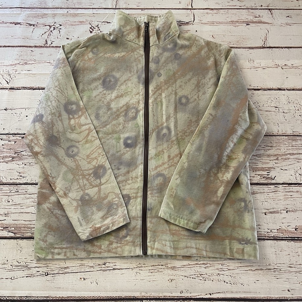 Zip Up Jacket‎ Tie Dye Sorrel Zip UP Size XL Mens Unisex Earth YKK Hippie